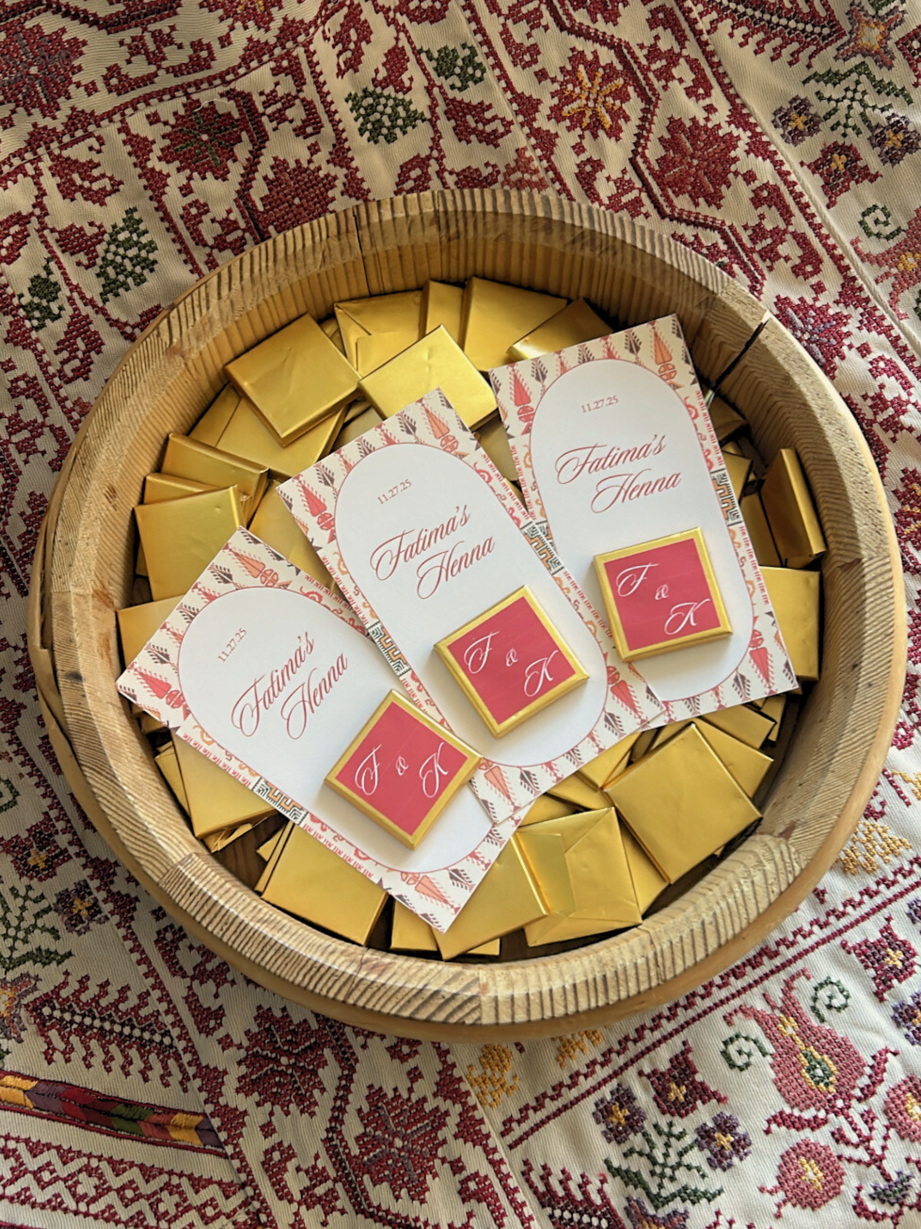Henna Chocolate Favours