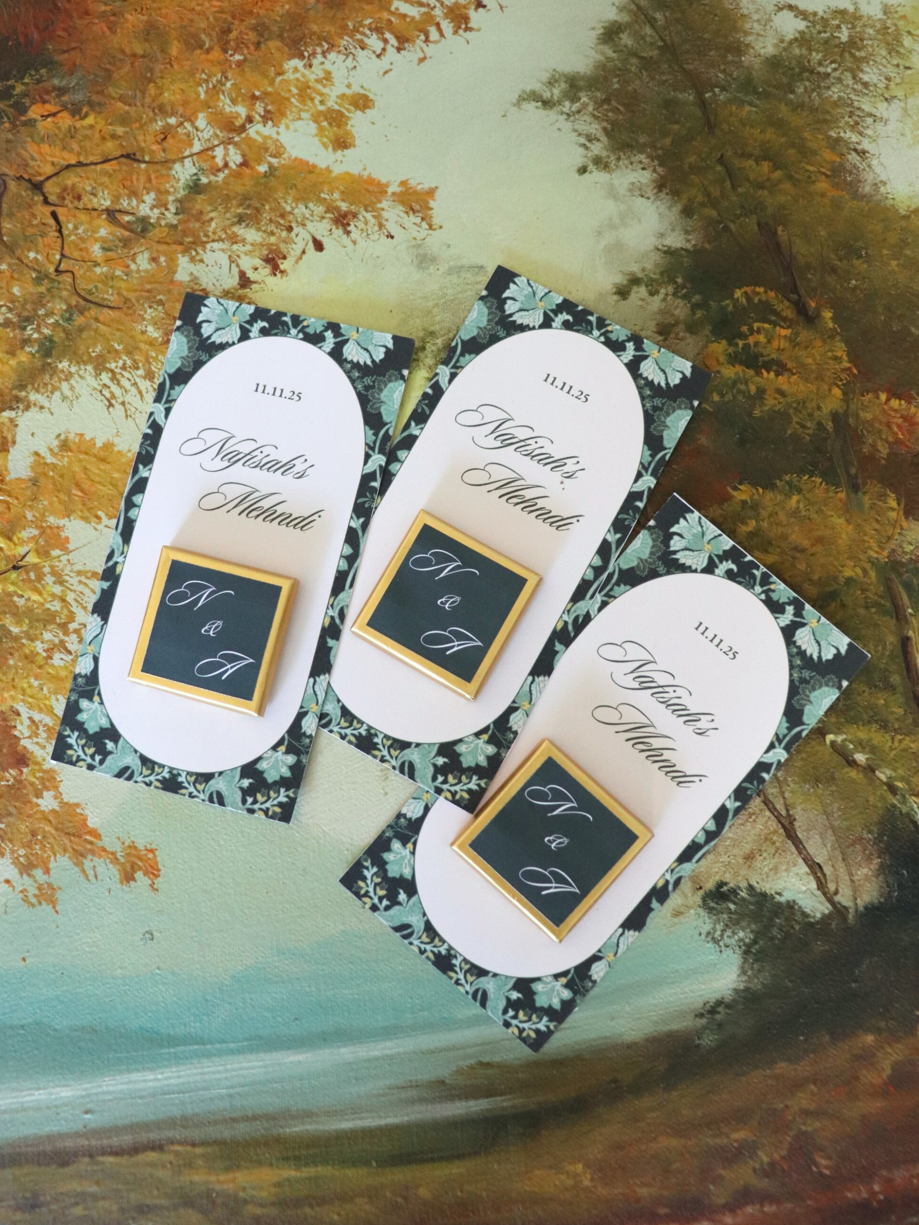 Mehndi Chocolate Favours