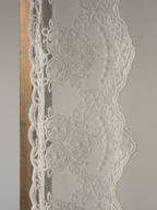 Sheer Lace Welcome Sign
